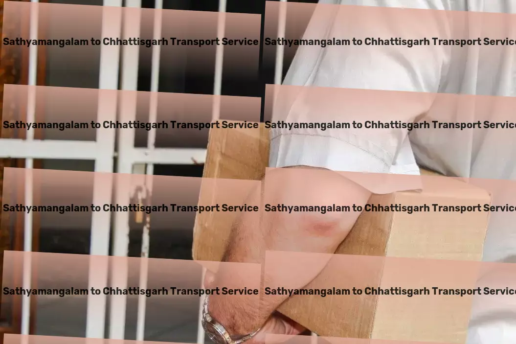 Sathyamangalam to Chhattisgarh Transport Major cargo transport