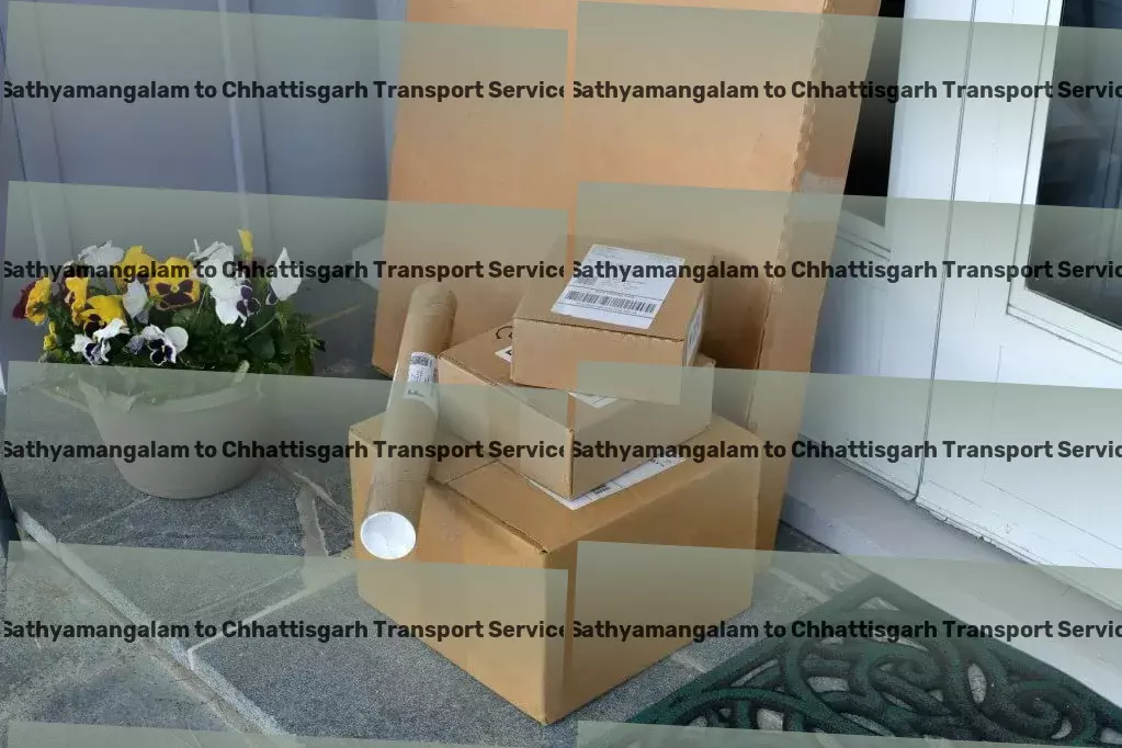 Sathyamangalam to Chhattisgarh Transport A leap towards advanced goods transport solutions in India! - Door-to-door transport solutions