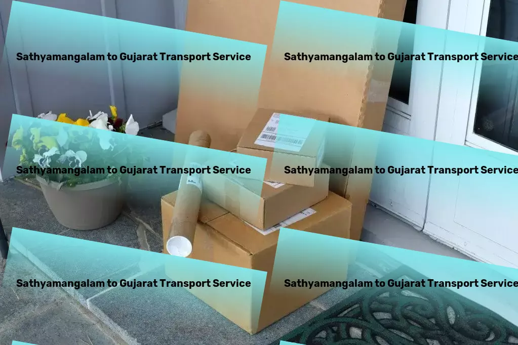 Sathyamangalam to Gujarat Transport Full truckload shipping solutions