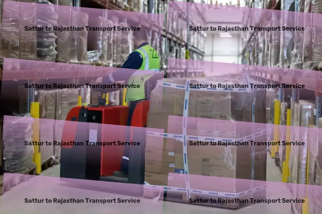 Sattur to Rajasthan Transport Professional goods forwarding