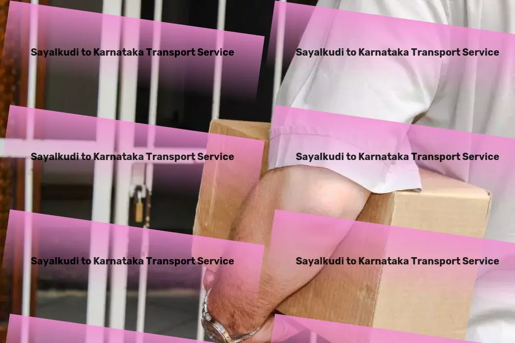 Sayalkudi to Karnataka Transport Local goods shipment services