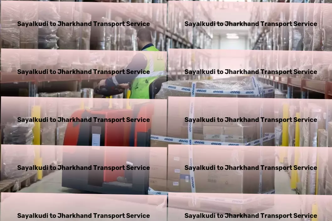 Sayalkudi to Jharkhand Transport Industrial goods transport solutions