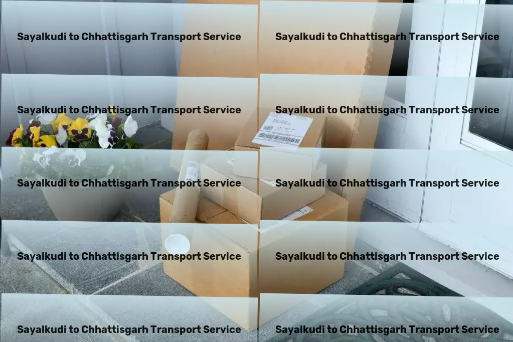 Sayalkudi to Chhattisgarh Transport High-capacity package delivery