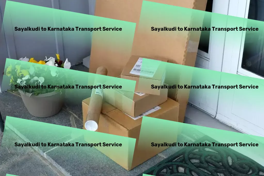 Sayalkudi to Karnataka Transport The ultimate partner for navigating India's logistics challenges! - Air freight services