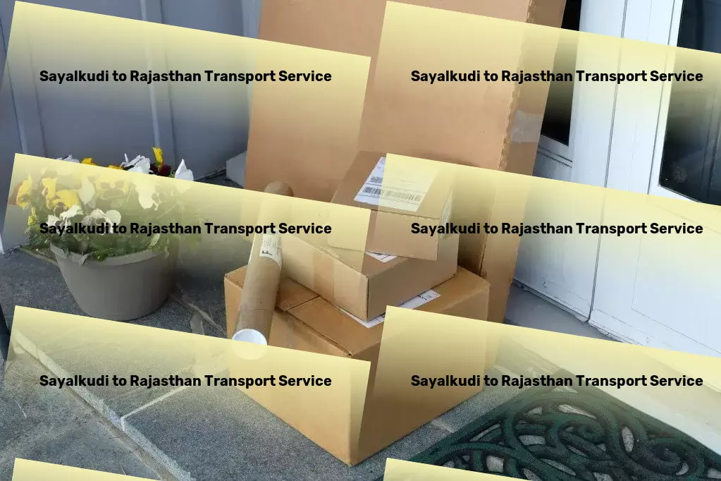 Sayalkudi to Rajasthan Transport Special transport services