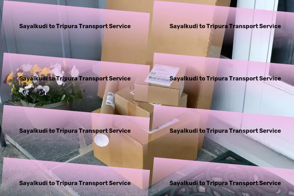 Sayalkudi to Tripura Transport India's transportation scene, transformed by expertise! - Full-scale logistics management