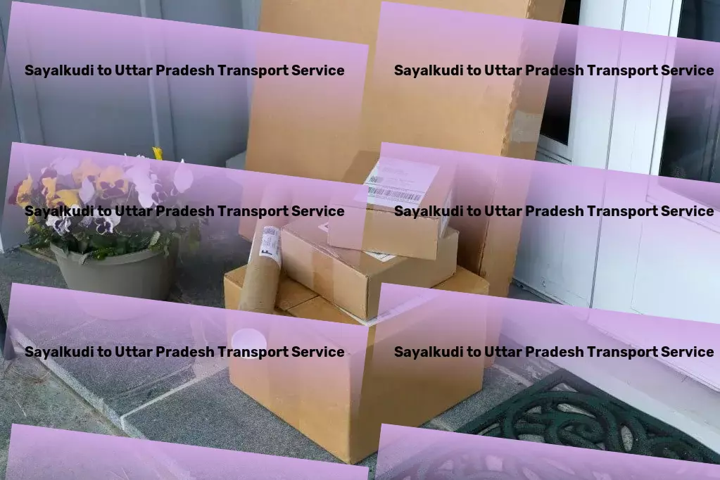 Sayalkudi to Uttar Pradesh Transport National goods forwarding