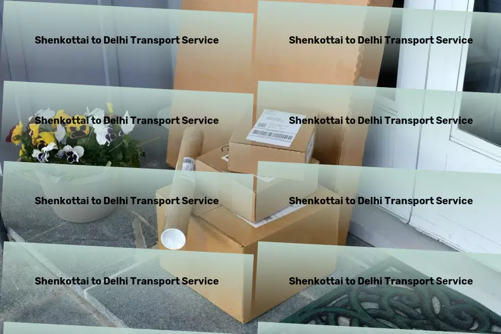 Shenkottai to Delhi Transport National parcel forwarding