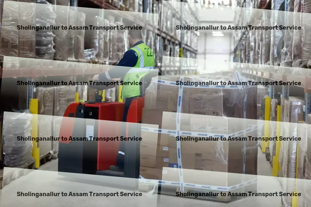 Sholinganallur to Assam Transport Drive your logistics success with our Indian transport services! - National goods solutions