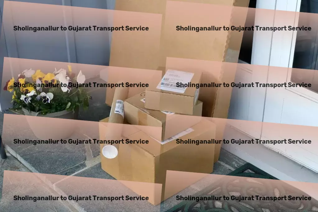 Sholinganallur to Gujarat Transport Indian logistics redefined for maximum efficiency! - Secure transport services