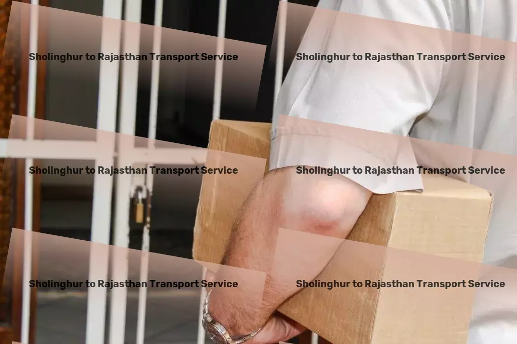 Sholinghur to Rajasthan Transport Enhancing the ease of transportation across India! - Regular cargo transport