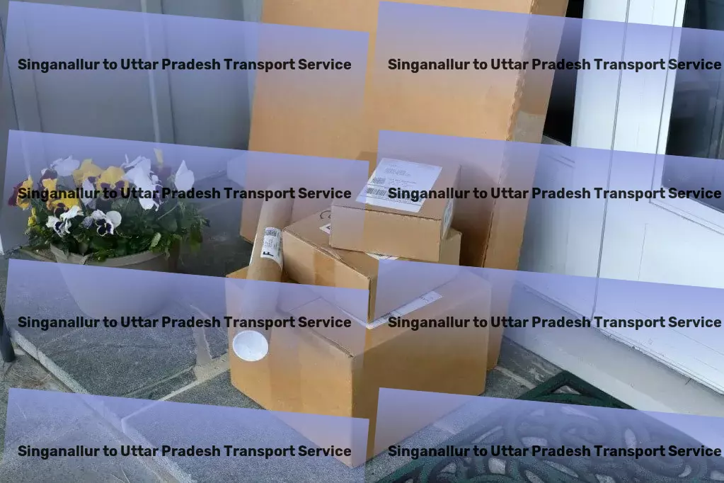 Singanallur to Uttar Pradesh Transport Smart solutions for smarter goods transportation in India. - Fast shipping solutions