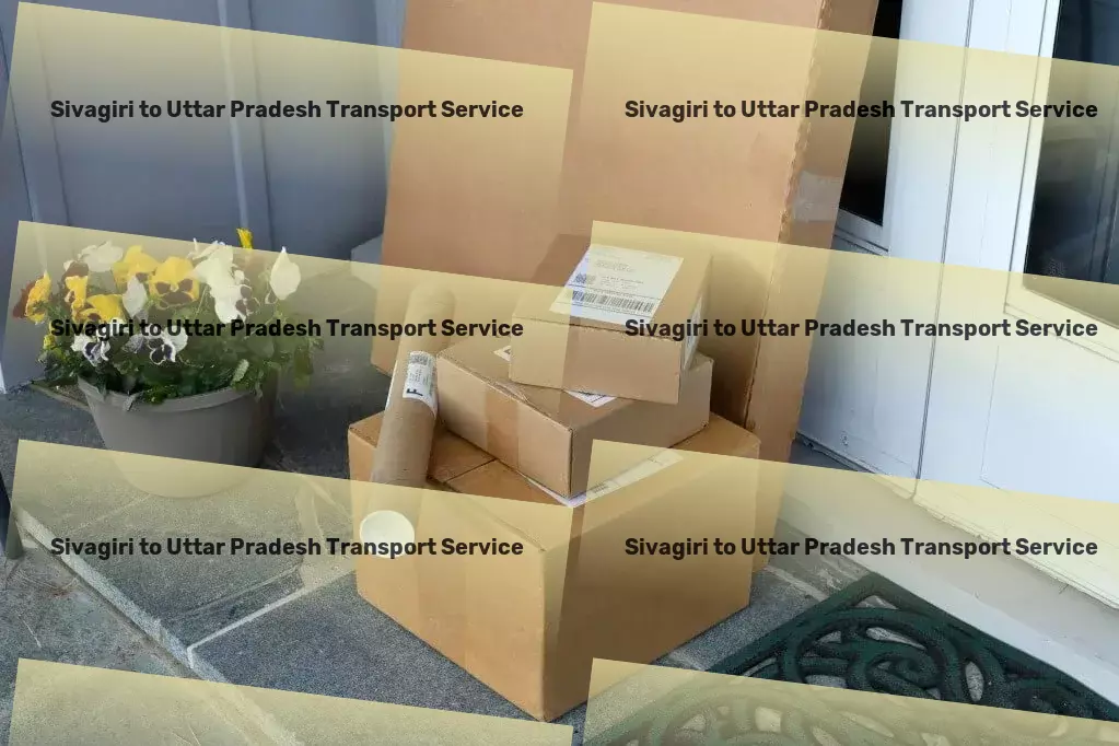 Sivagiri to Uttar Pradesh Transport Freight parcel logistics