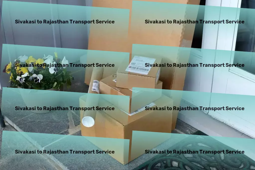 Sivakasi to Rajasthan Transport Multi-regional goods shipment