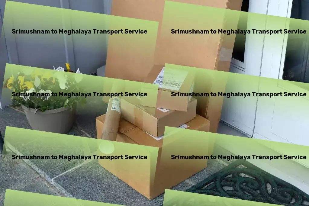 Srimushnam to Meghalaya Transport Inter-city cargo services