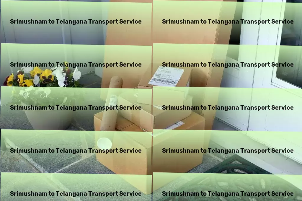 Srimushnam to Telangana Transport Urban package delivery