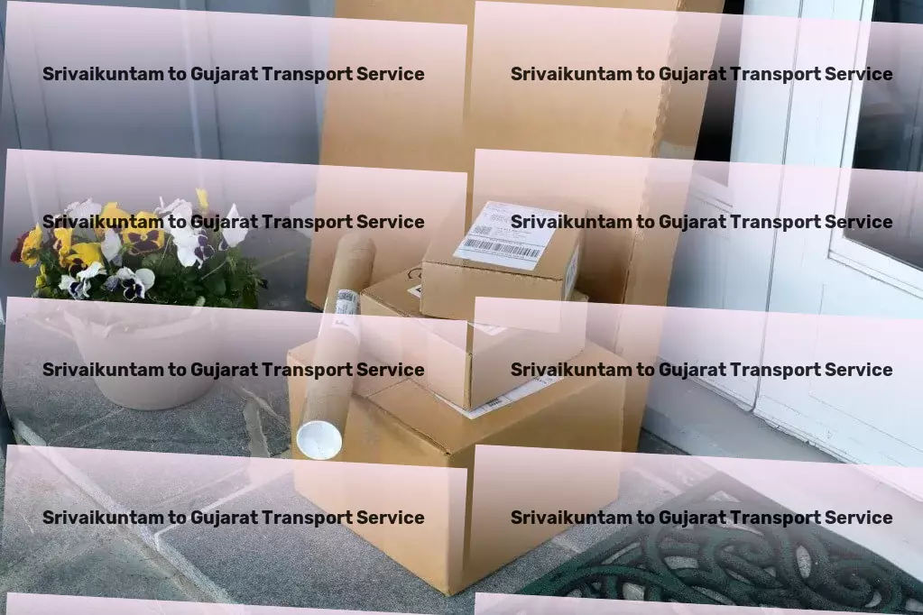 Srivaikuntam to Gujarat Transport Rapid courier services