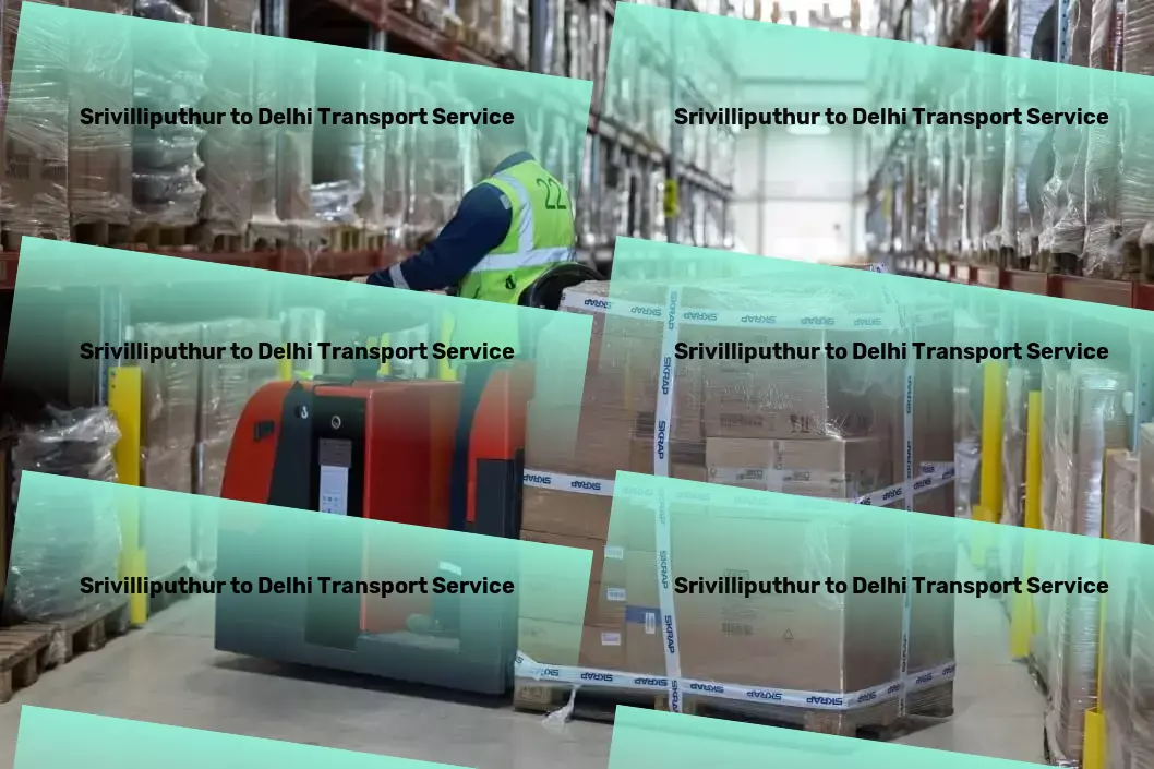 Srivilliputhur to Delhi Transport Express cargo solutions